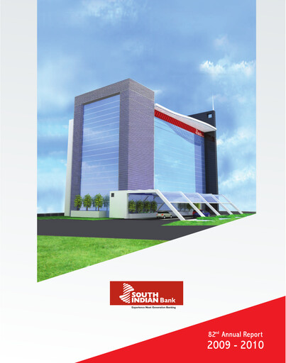 Thumbnail South Indian Bank
 Annual Report 2009-2010