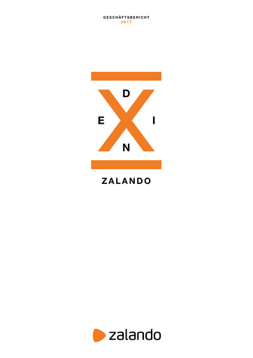 Miniature Zalando Rapport annuel 2017
