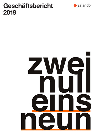 Miniature Zalando Rapport annuel 2019