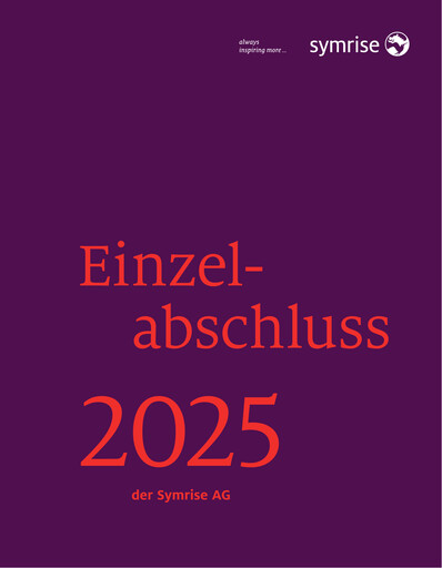 Thumbnail Symrise Financial Statement 2025