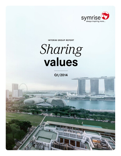 Thumbnail Symrise Quarterly Report 2014-q1
