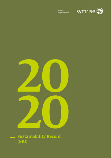 Thumbnail Symrise Sustainability Report 2020