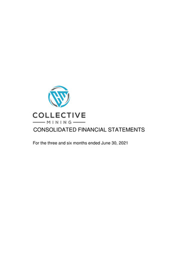 Thumbnail Collective Mining Financial Statement 2021-q2