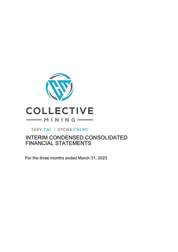 Thumbnail Collective Mining Financial Statement 2023-q1