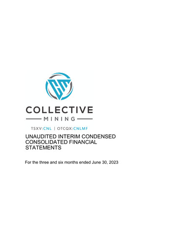 Thumbnail Collective Mining Financial Statement 2023-q2