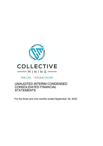 Thumbnail Collective Mining Financial Statement 2023-q3