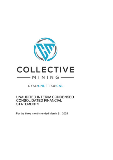 Thumbnail Collective Mining Financial Statement 2025-q1