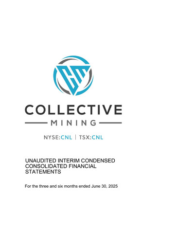 Thumbnail Collective Mining Financial Statement 2025-q2