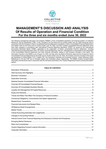 Thumbnail Collective Mining Quarterly Report 2022-q2
