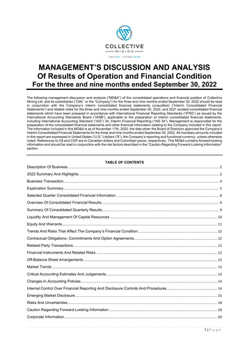 Thumbnail Collective Mining Quarterly Report 2022-q3