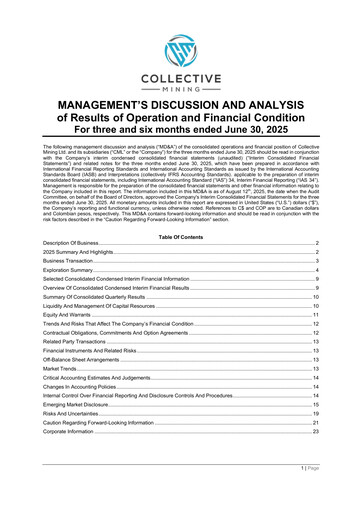 Thumbnail Collective Mining Quarterly Report 2025-q2