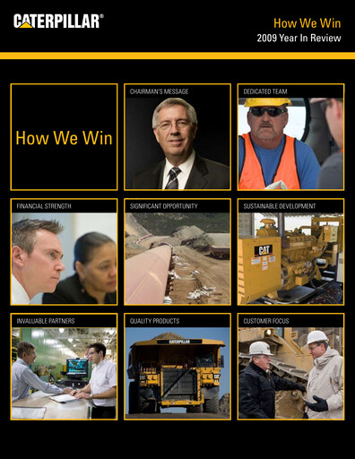 Thumbnail Caterpillar Annual Report 2009