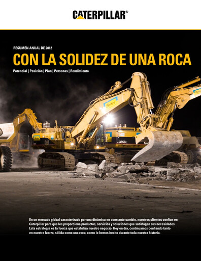 Thumbnail Caterpillar Annual Report 2012