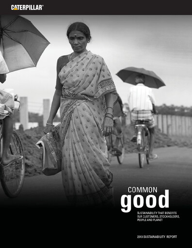 Thumbnail Caterpillar Sustainability Report 2013