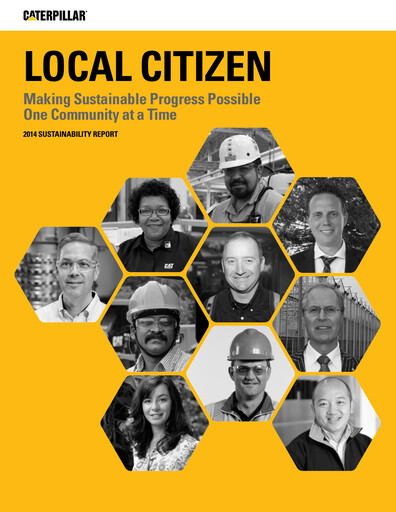 Thumbnail Caterpillar Sustainability Report 2014