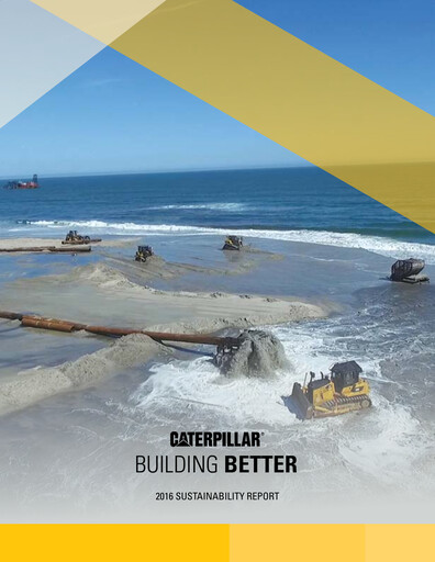 Thumbnail Caterpillar Sustainability Report 2016