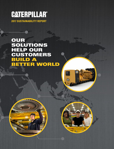 Thumbnail Caterpillar Sustainability Report 2017