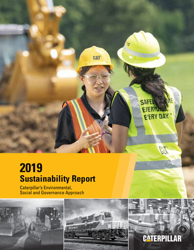 Thumbnail Caterpillar Sustainability Report 2019