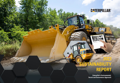Thumbnail Caterpillar Sustainability Report 2023