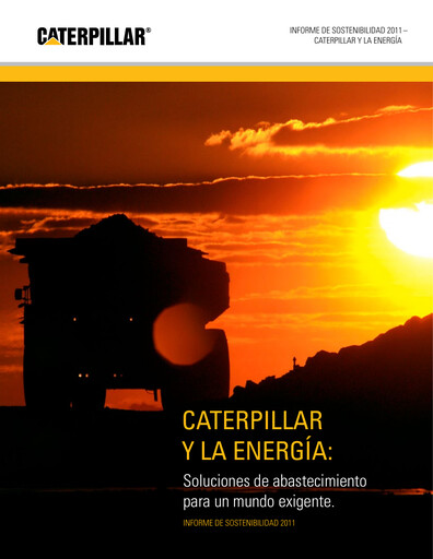 Thumbnail Caterpillar Sustainability Report 2011