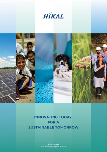 Thumbnail Hikal Sustainability Report 2024-2025