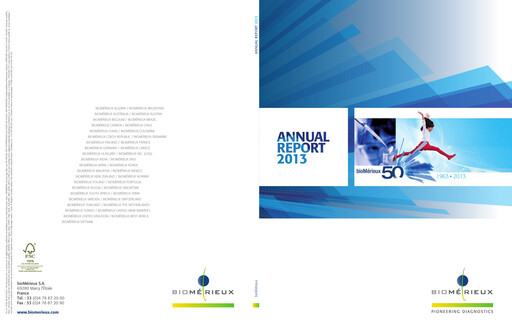 Thumbnail bioMérieux Annual Report 2013