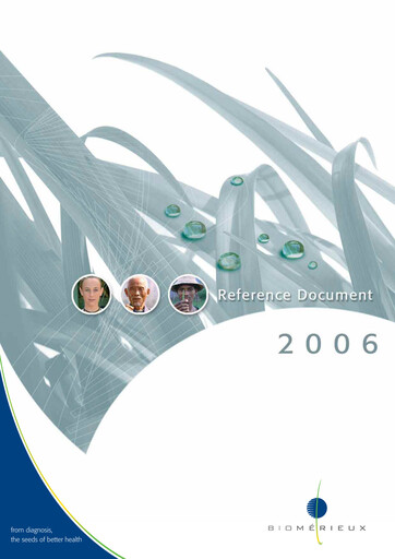 Thumbnail bioMérieux Universal Registration Document 2006