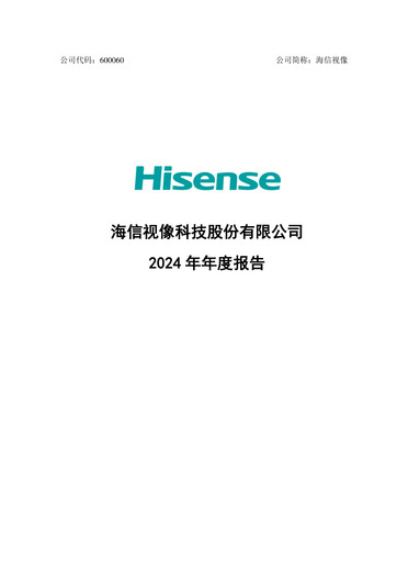 Thumbnail Hisense Visual Technology Annual Report 2024
