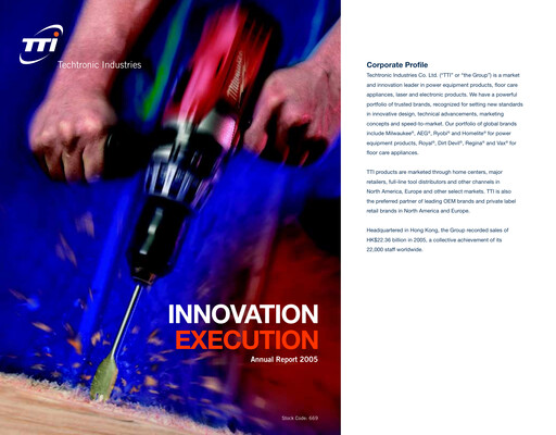 Thumbnail Techtronic Industries
 Annual Report 2005