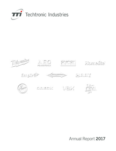 Thumbnail Techtronic Industries
 Annual Report 2017