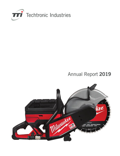 Thumbnail Techtronic Industries
 Annual Report 2019