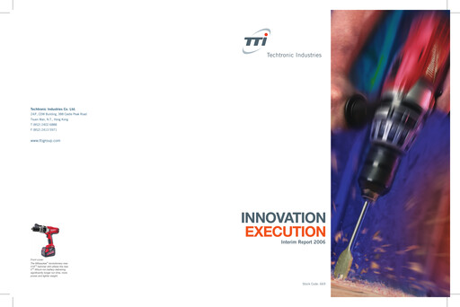Thumbnail Techtronic Industries
 Half-year Report 2006-h1