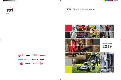 Thumbnail Techtronic Industries
 Half-year Report 2019-h1