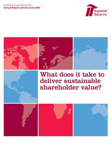 Vorschaubild Imperial Brands
 Jahresbericht 2007