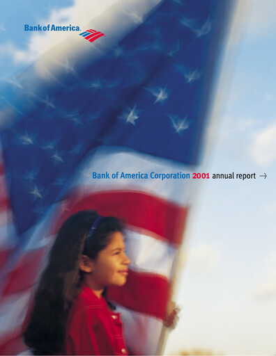 Thumbnail Bank of America  Annual Report 2001