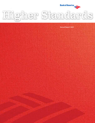 Thumbnail Bank of America  Annual Report 2002