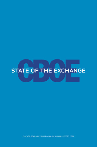 Thumbnail Cboe Global Markets Annual Report 2002