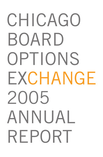 Thumbnail Cboe Global Markets Annual Report 2005