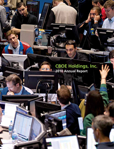 Thumbnail Cboe Global Markets Annual Report 2010