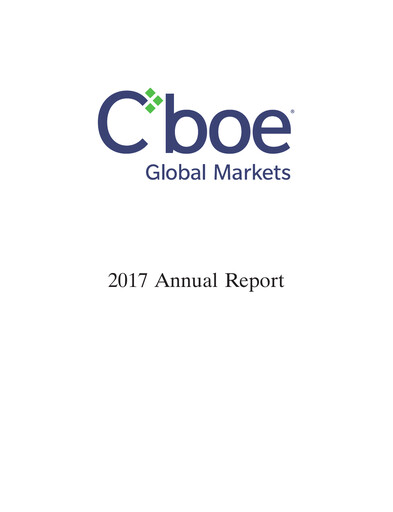 Thumbnail Cboe Global Markets Annual Report 2017