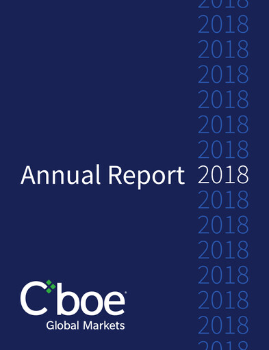 Thumbnail Cboe Global Markets Annual Report 2018