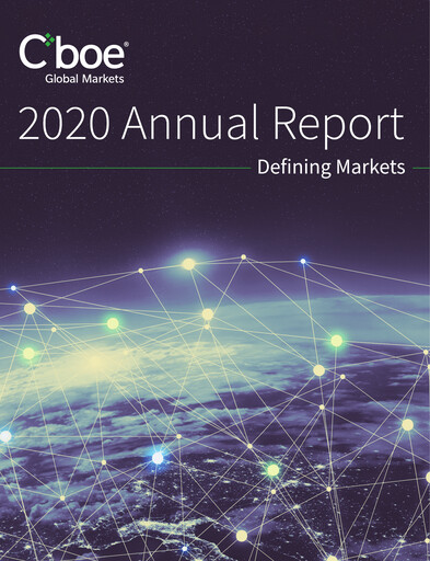 Thumbnail Cboe Global Markets Annual Report 2020