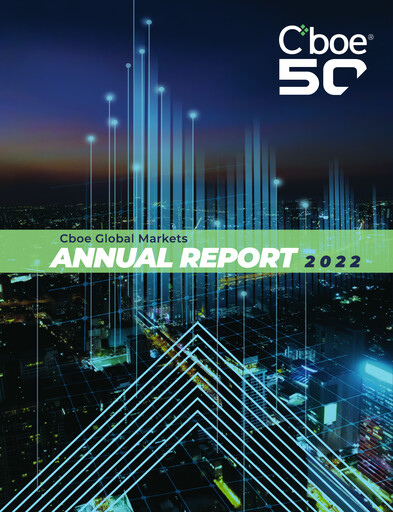 Thumbnail Cboe Global Markets Annual Report 2022