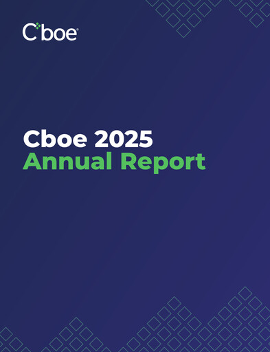 Thumbnail Cboe Global Markets Annual Report 2025