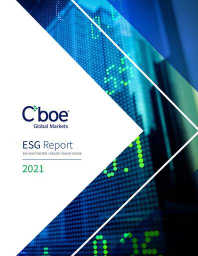Thumbnail Cboe Global Markets ESG Report 2021