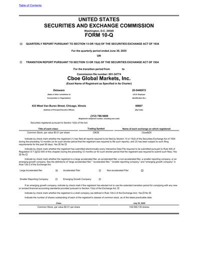 Thumbnail Cboe Global Markets Quarterly Report 2025-q2