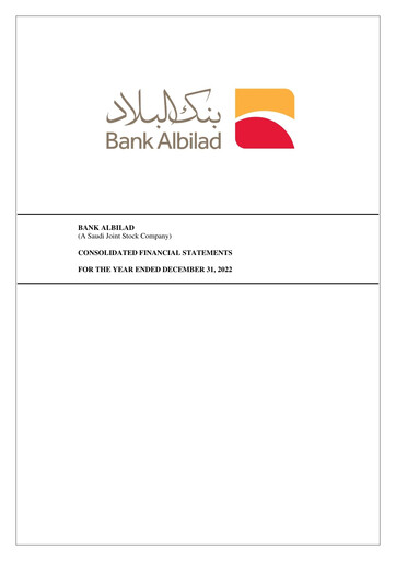 Thumbnail Bank Albilad Financial Statement 2022