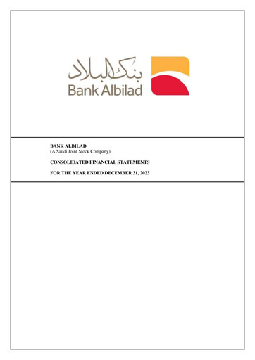 Thumbnail Bank Albilad Financial Statement 2023