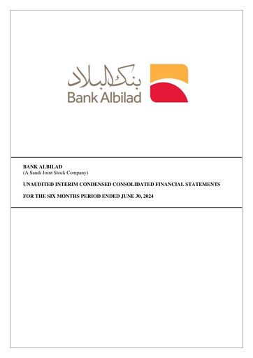 Thumbnail Bank Albilad Financial Statement 2024-h1