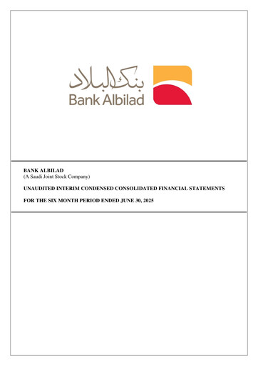Thumbnail Bank Albilad Financial Statement 2025-h1